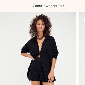 Free People Zuma sweater set NWT